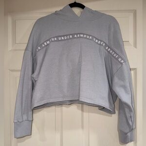 Women’s Under Armour Taped Fleece Cropped Hoodie